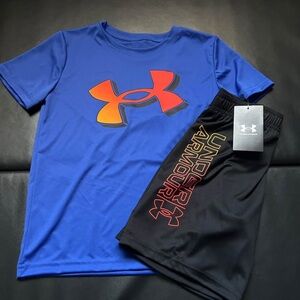 NWT Under Armour Athletic Set Boys Size 5